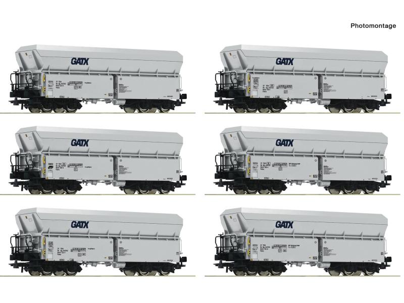 Roco 6600220 GATX Selbstentladewagen, 6 tlg.